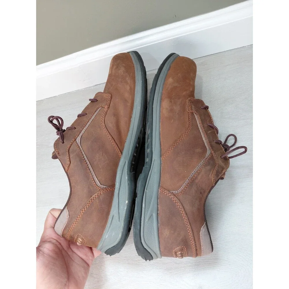 Red Wing Men's Size 13D Brown Leather Steel Toe Work Shoes SD 6708 Oil Resistant